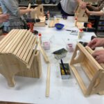 DIY講座の作業風景　電動工具を使いこなしましょう