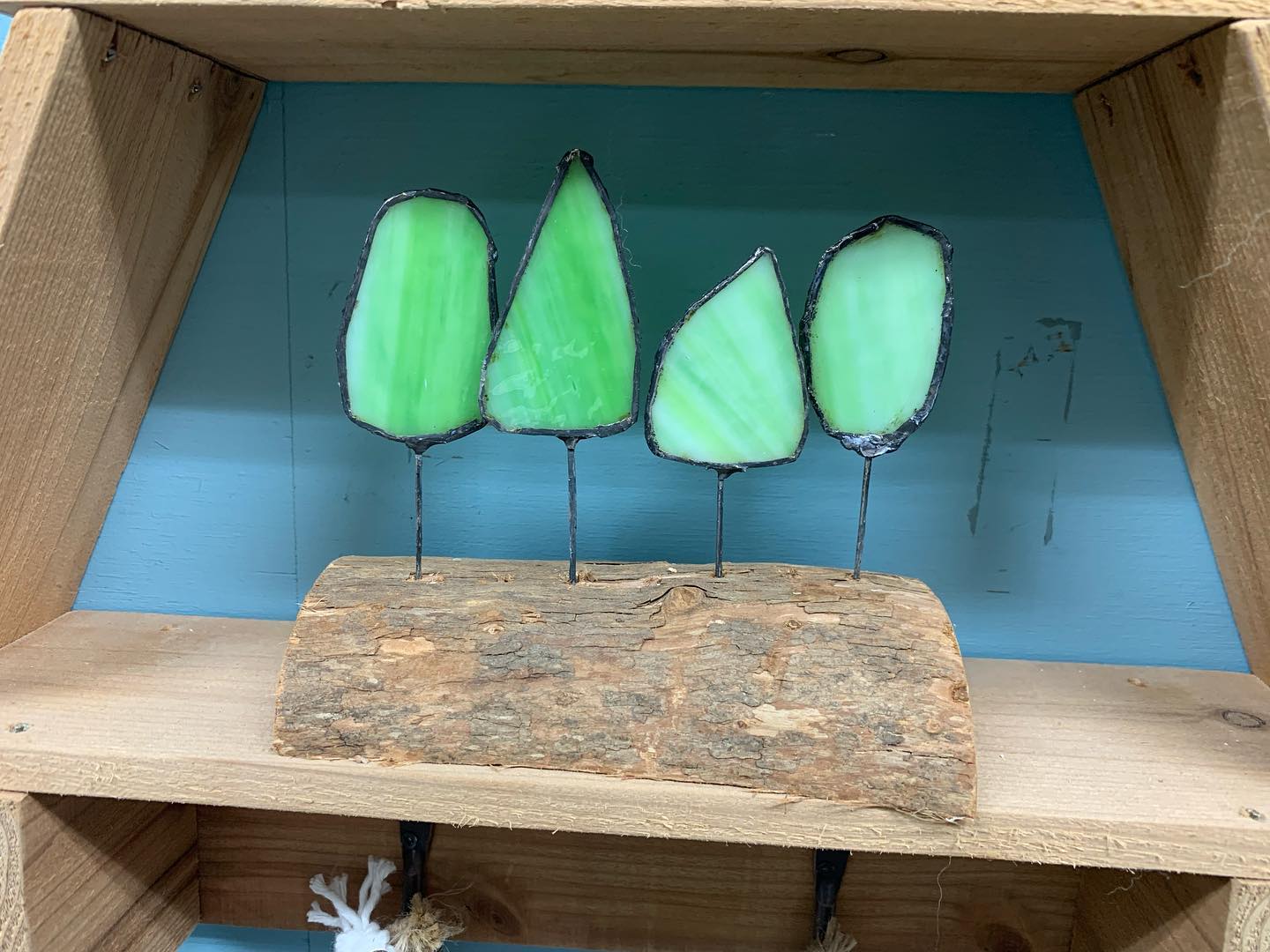 ガラスでツリー