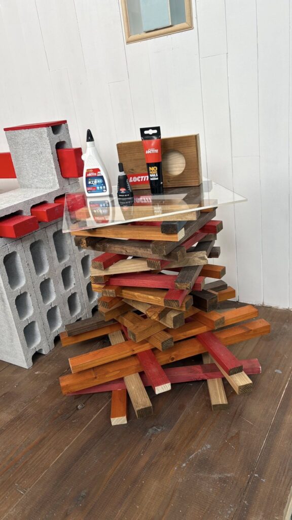 積み木サイドテーブル