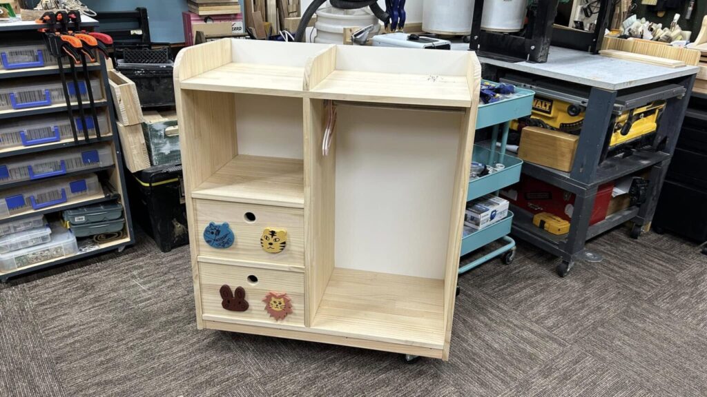 子供用収納ボックスをDIY！かわいい動物モチーフの収納家具