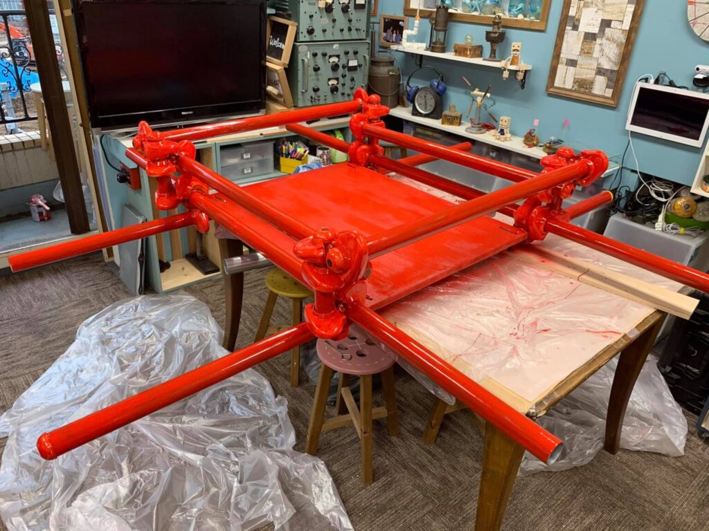 体重100kgに耐える神輿フレームをDIY！